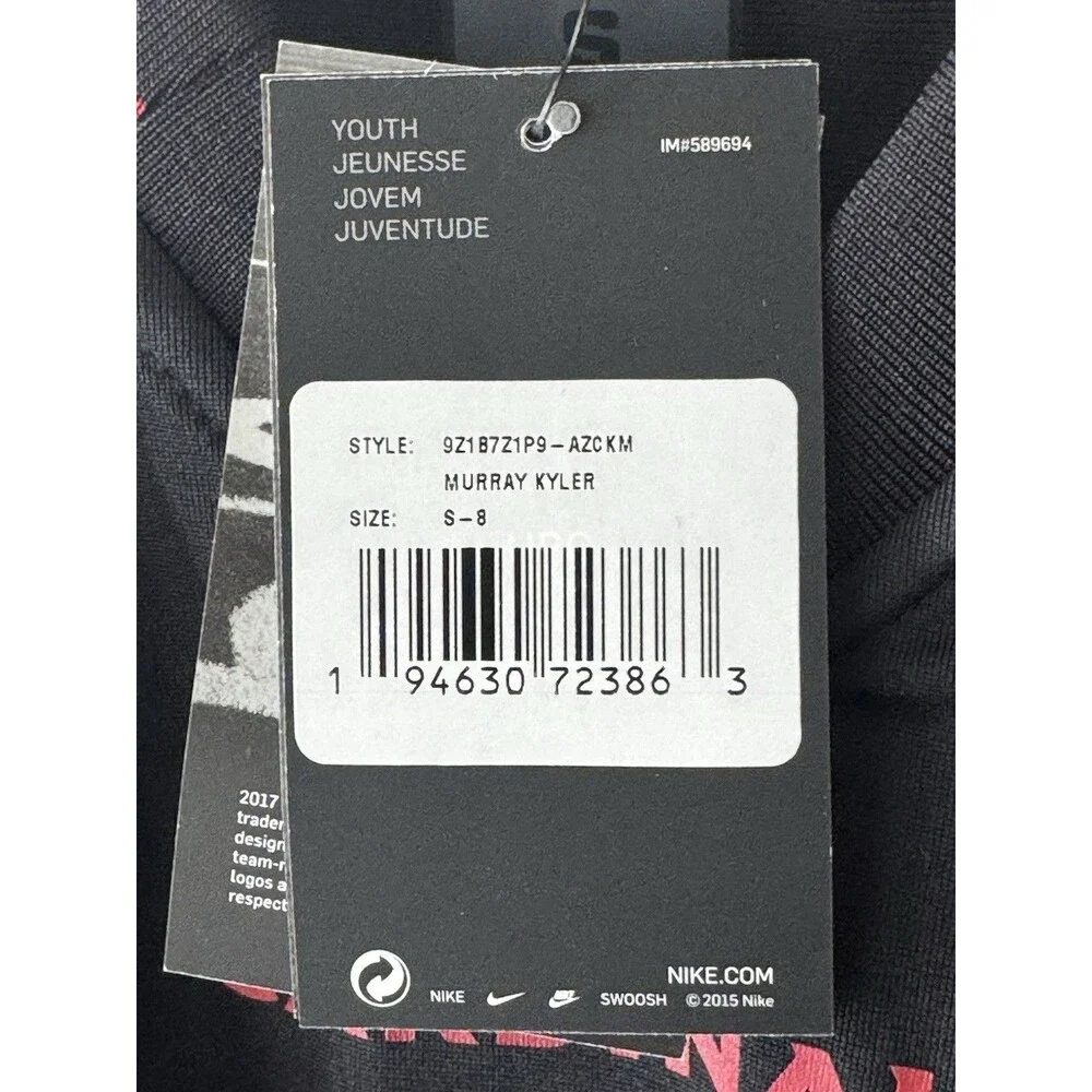 Nike football size player